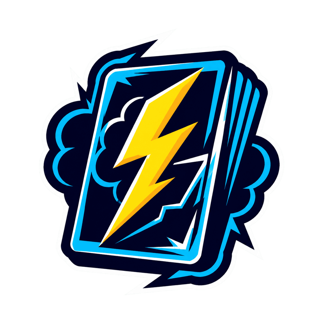 ThunderDeck lightning card emblem