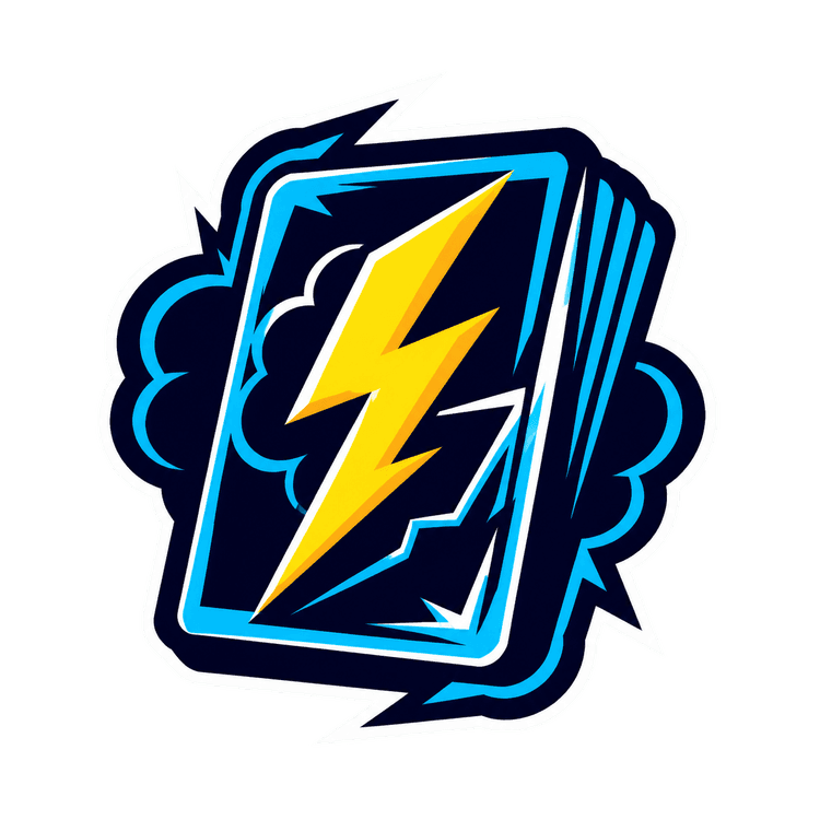 ThunderDeck lightning card emblem